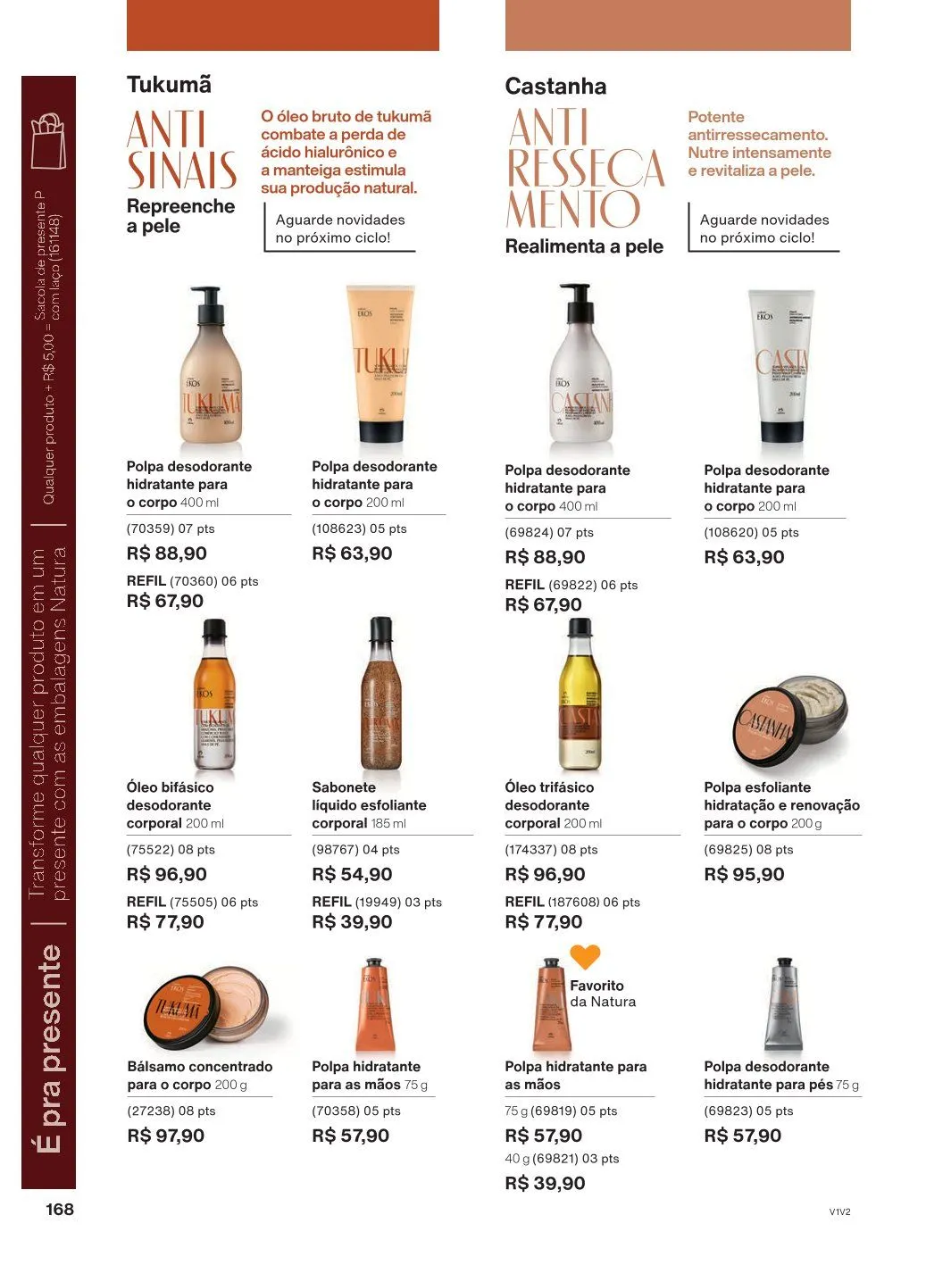 Encarte de Natura Ofertas 1 de outubro até 31 de outubro 2025 - Pagina 168