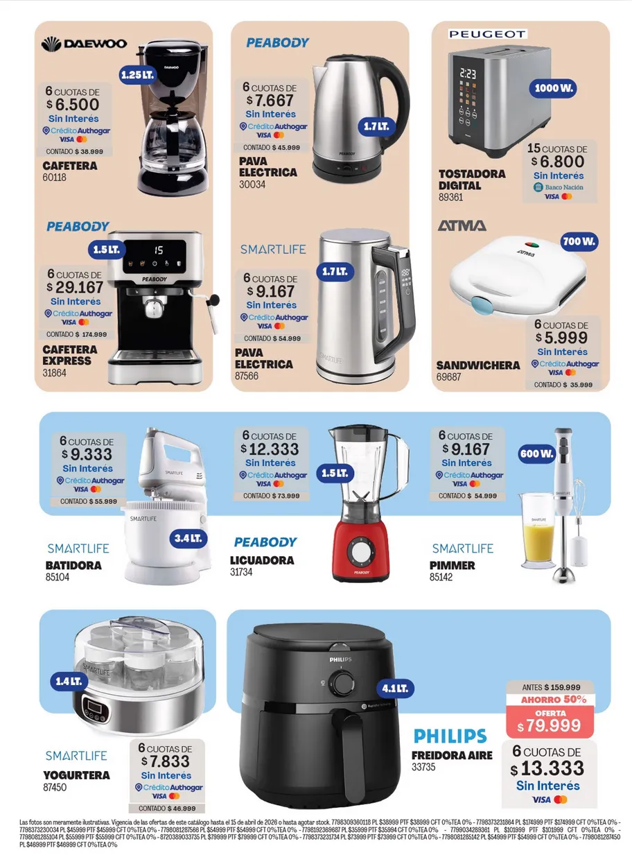 Ofertas de Authogar Ofertas 1 de abril al 30 de abril 2026 - Página 17 del catálogo