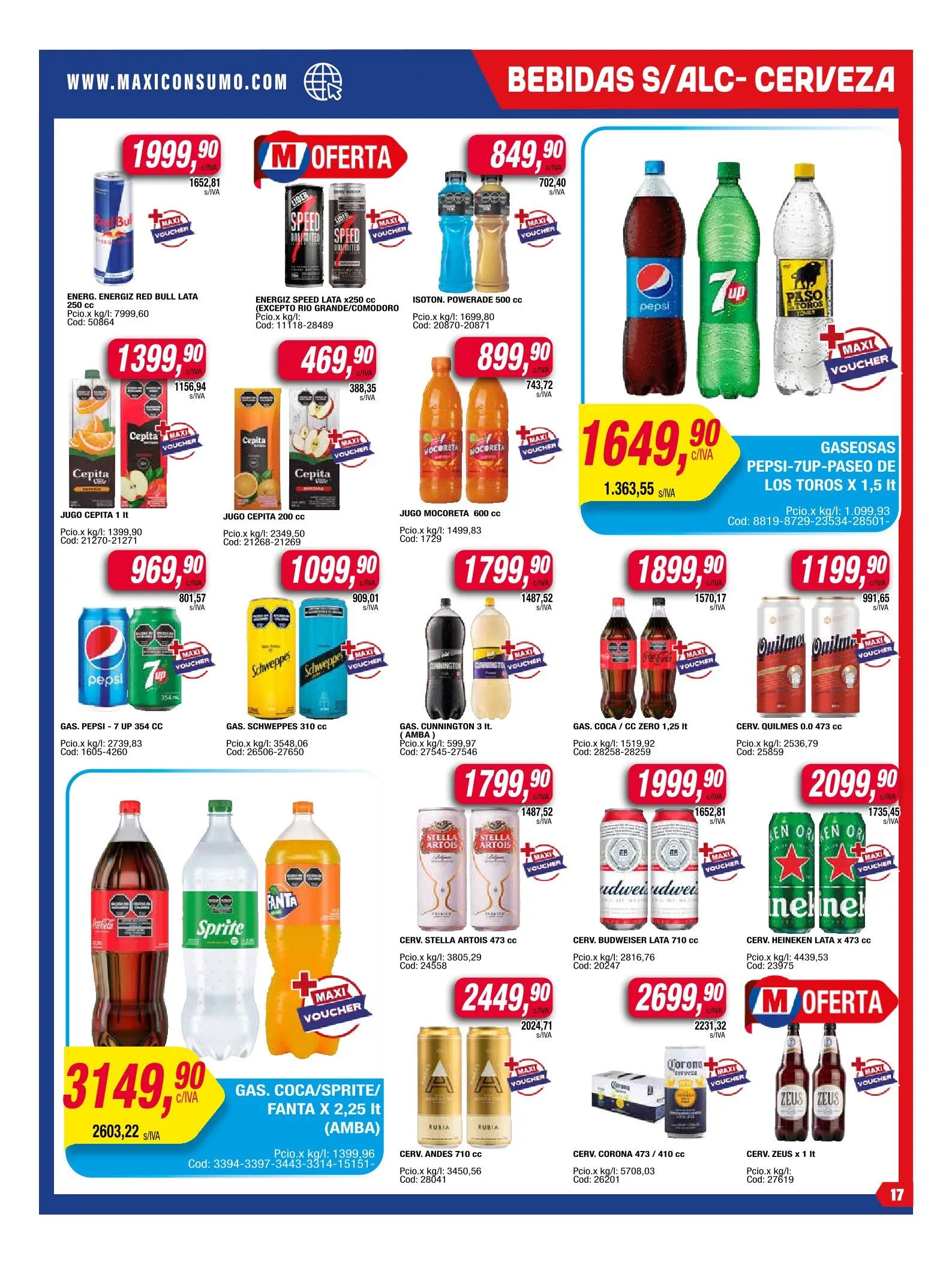 Ofertas de Ofertas Maxiconsumo 28 de julio al 3 de agosto 2025 - Página 17 del catálogo