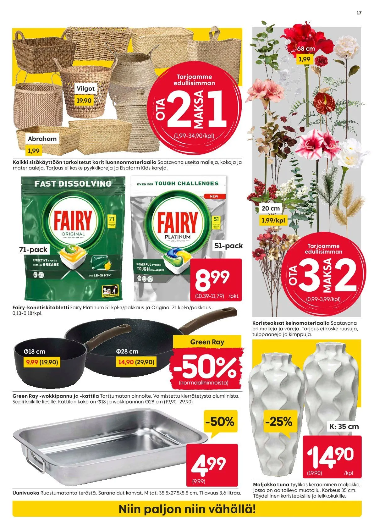 Kaupan Rusta uusimmat tarjoukset voimassa alkaen 27. lokakuuta - 2. marraskuuta 2025 - Tarjouslehti sivu 17