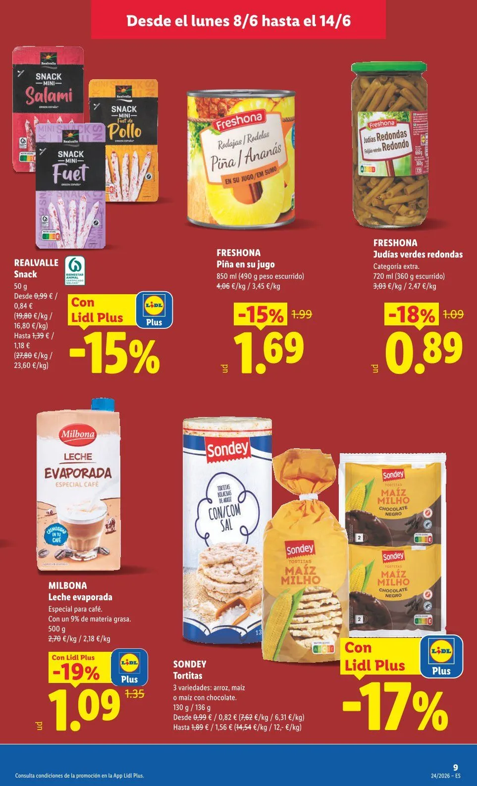 Catálogo de  Catálogos de Lidl 8 de junio al 14 de junio 2026 - Página 17