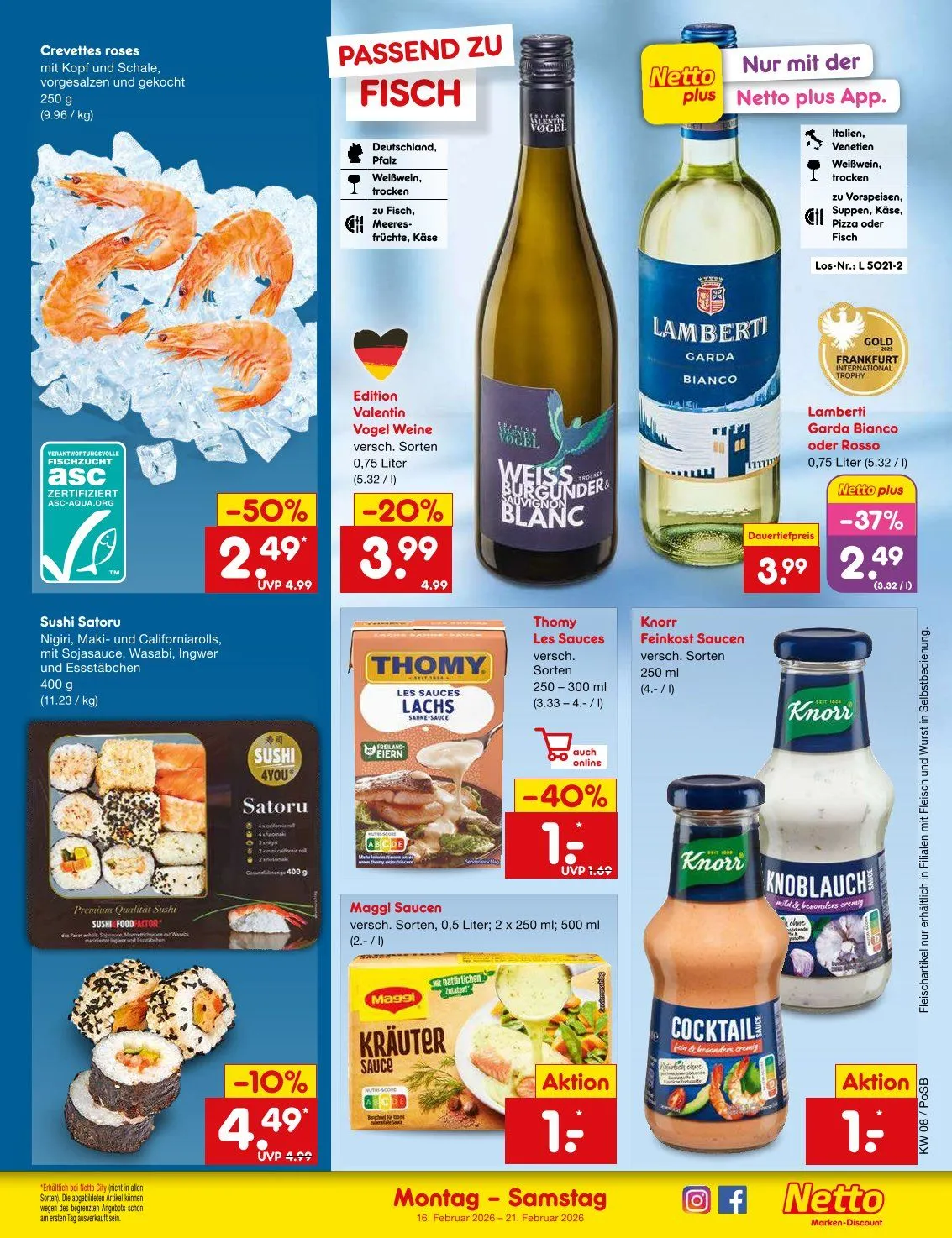 Netto Marken-Discount Angebote von 16. Februar bis 21. Februar 2026 - Prospekt seite 17