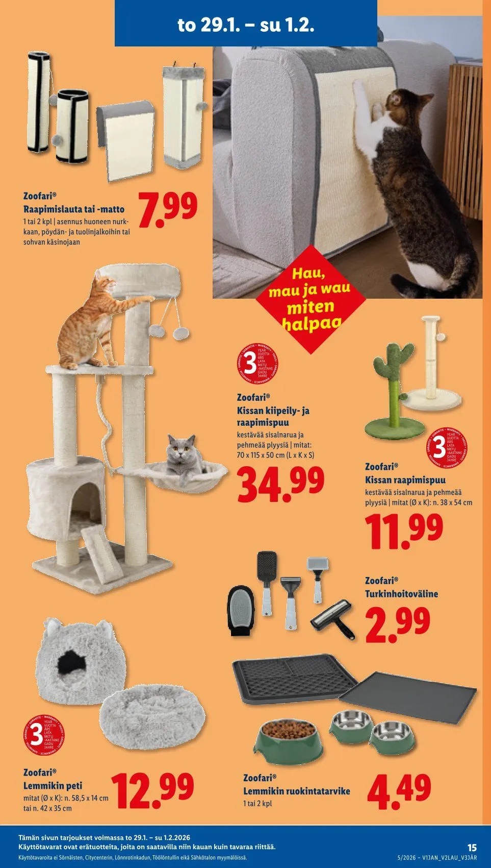 Kaupan Lidl uusimmat tarjoukset voimassa alkaen 29. tammikuuta - 1. helmikuuta 2026 - Tarjouslehti sivu 17