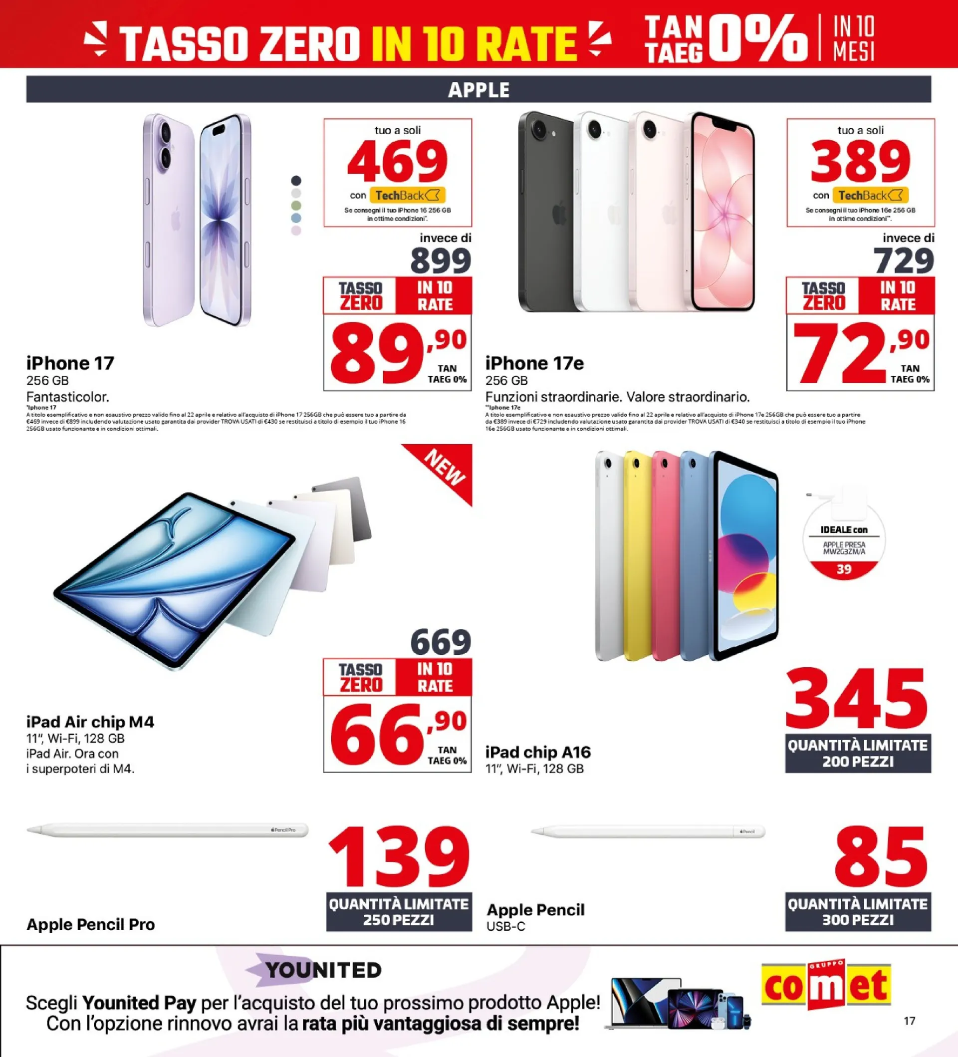 Comet Volantino da 9 aprile a 22 aprile di 2026 - Pagina del volantino 17