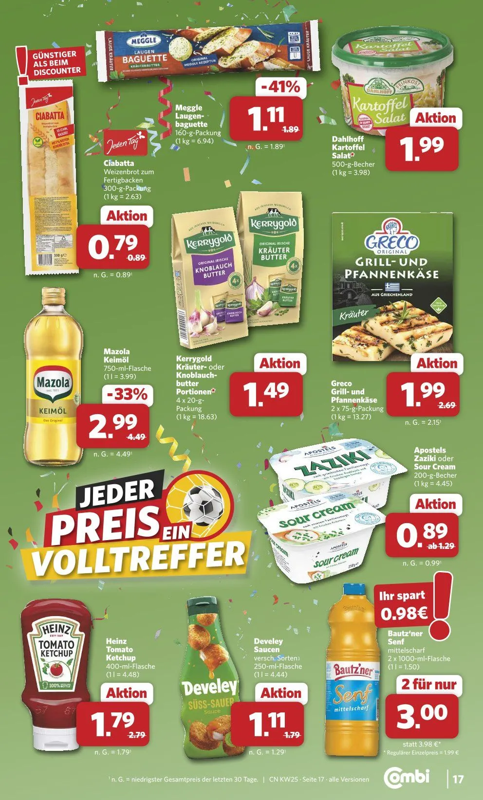 Combi Angebote von 15. Juni bis 20. Juni 2026 - Prospekt seite 17