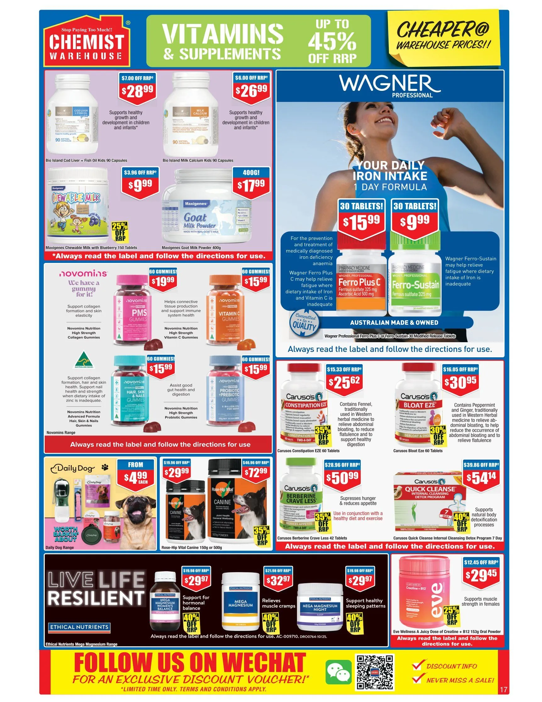  Chemist Warehouse Catalogues  - Catalogue valid from 1 January to 14 January 2026 - page 17