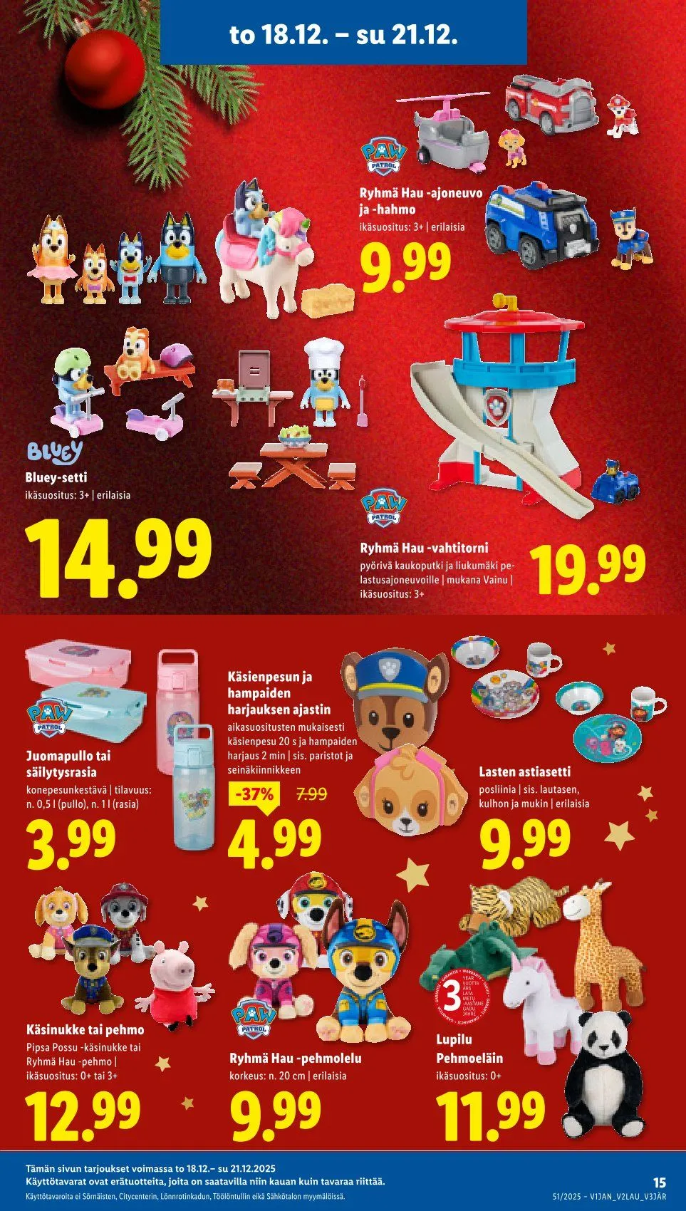 Lidl  voimassa alkaen 18. joulukuuta - 21. joulukuuta 2025 - Tarjouslehti sivu 17