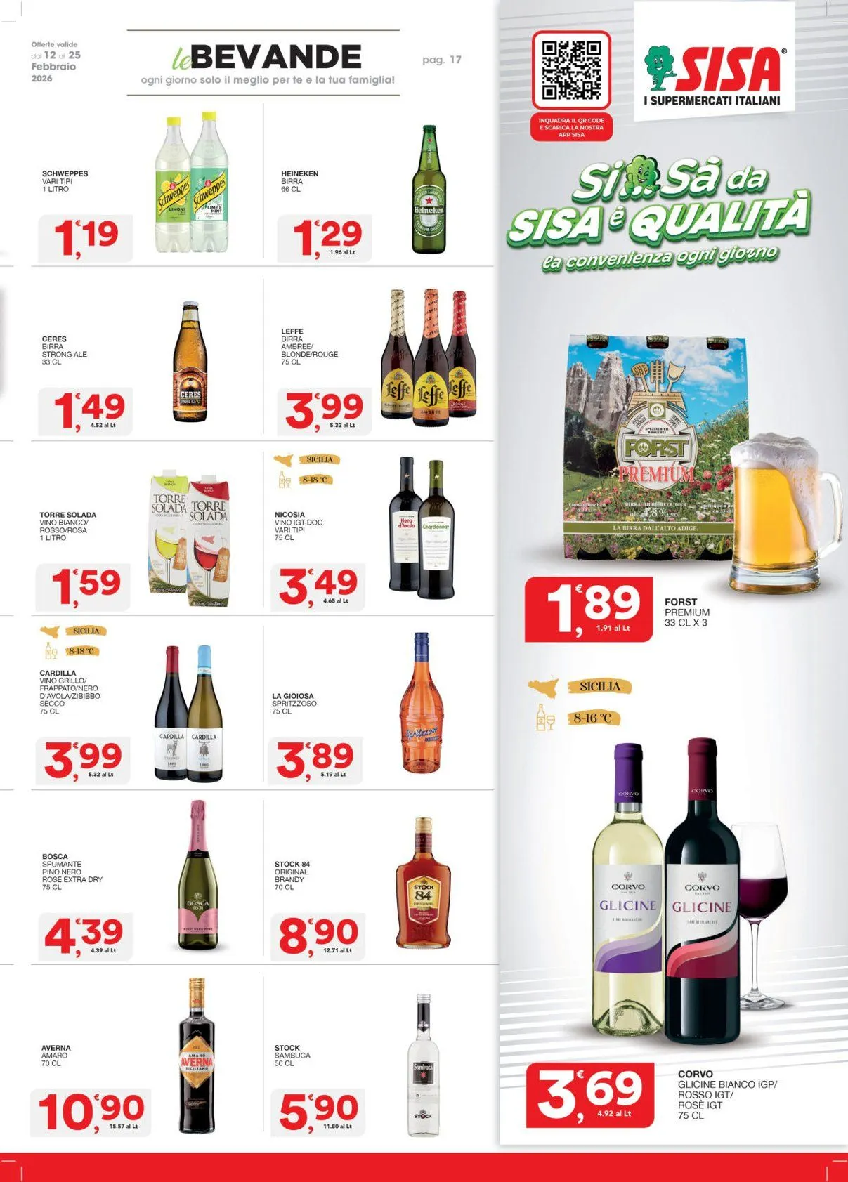 Volantini Sisa da 12 febbraio a 25 febbraio di 2026 - Pagina del volantino 17