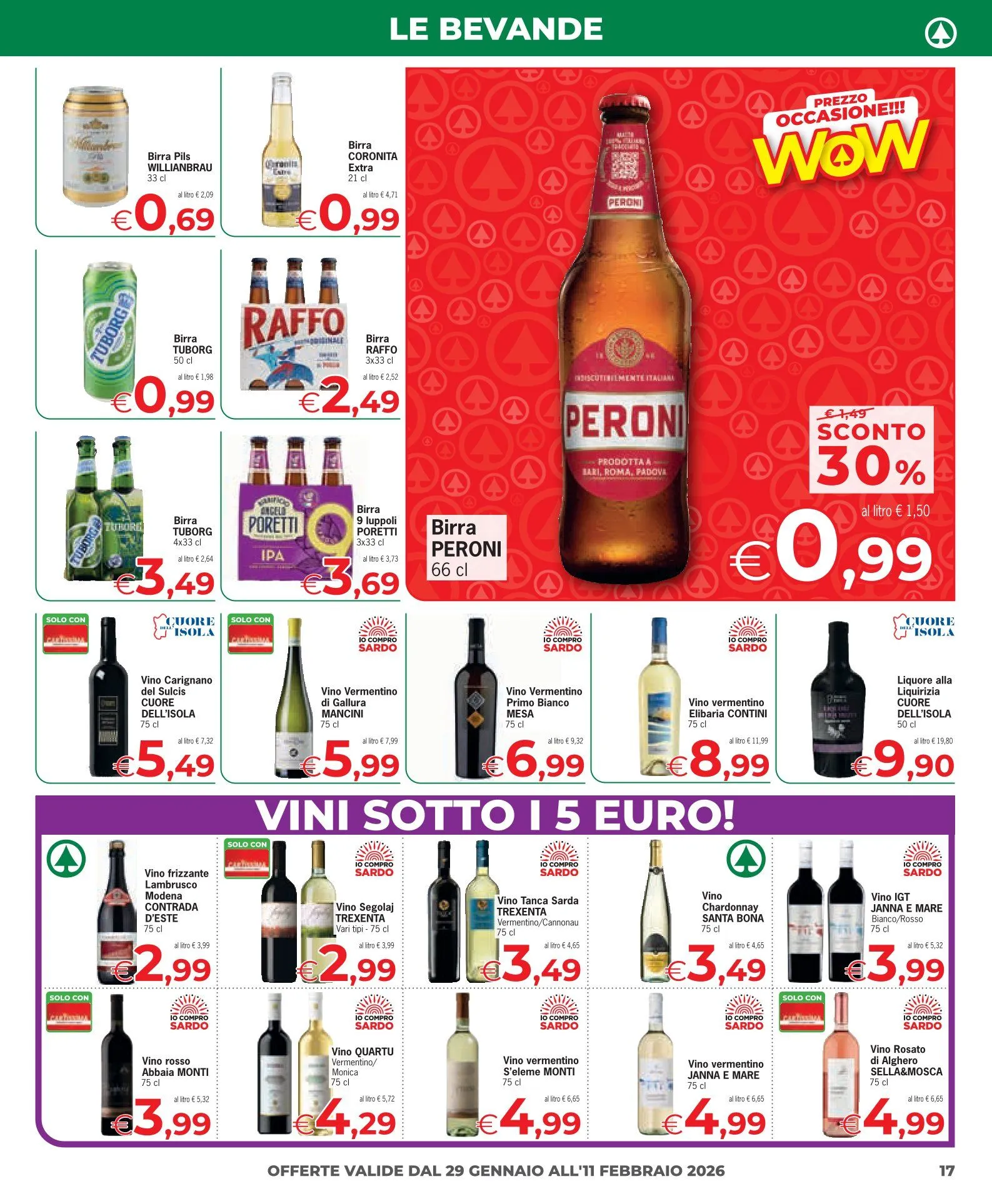 Volantini Eurospar da 29 gennaio a 7 febbraio di 2026 - Pagina del volantino 17