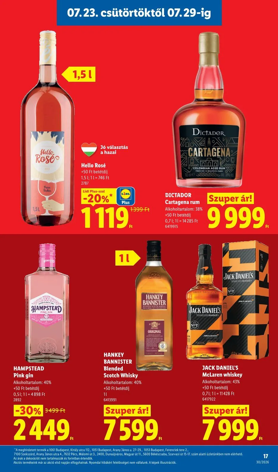Katalógus  Lidl legfrissebb ajánlatai július 23.-tól július 29.-ig 2026. - Oldal 17