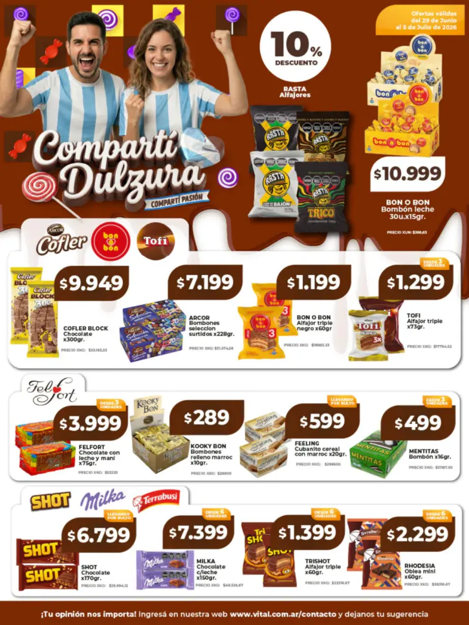 Ofertas de  Ofertas Vital 29 de junio al 5 de julio 2026 - Página 17 del catálogo