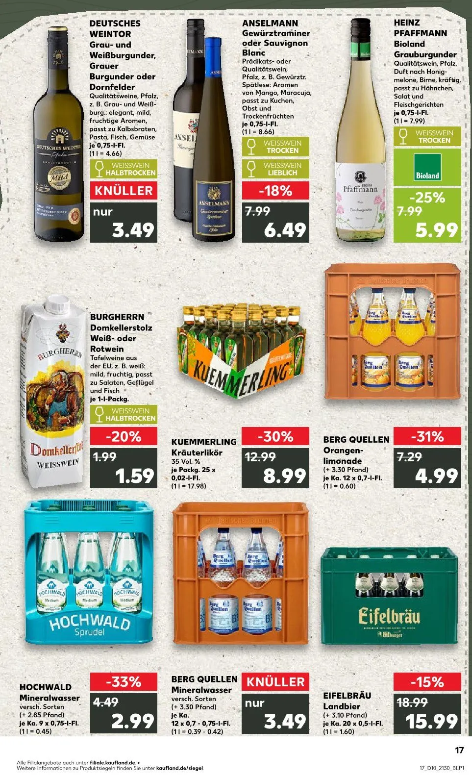 Kaufland Prospekt von 6. März bis 12. März 2025 - Prospekt seite 17