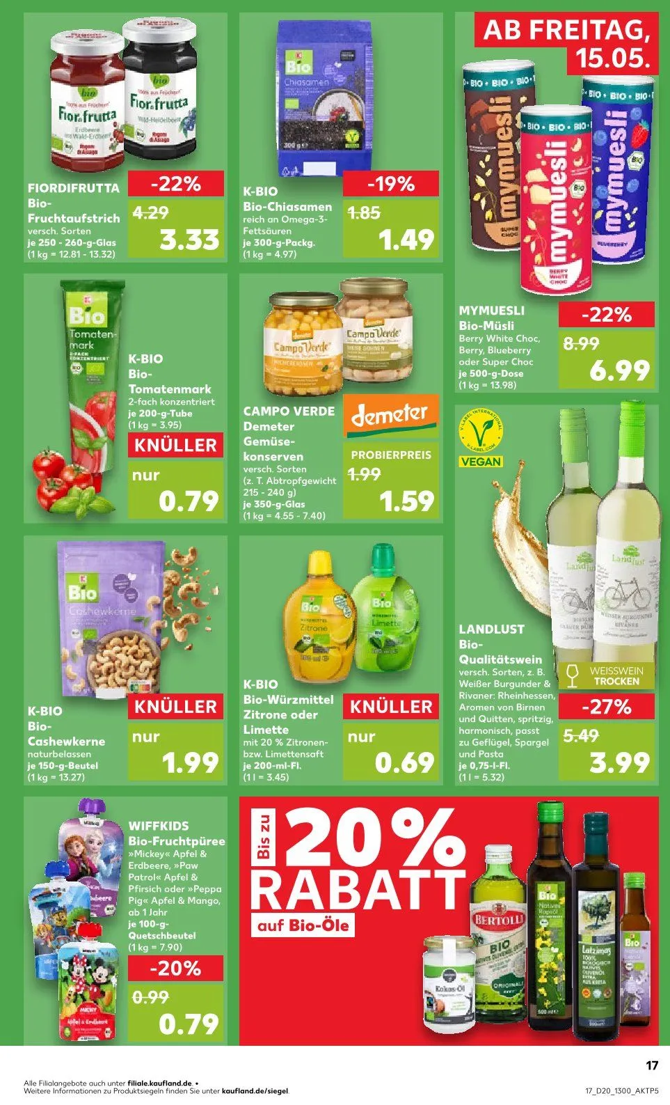  Kaufland Prospekte  von 15. Mai bis 20. Mai 2026 - Prospekt seite 17