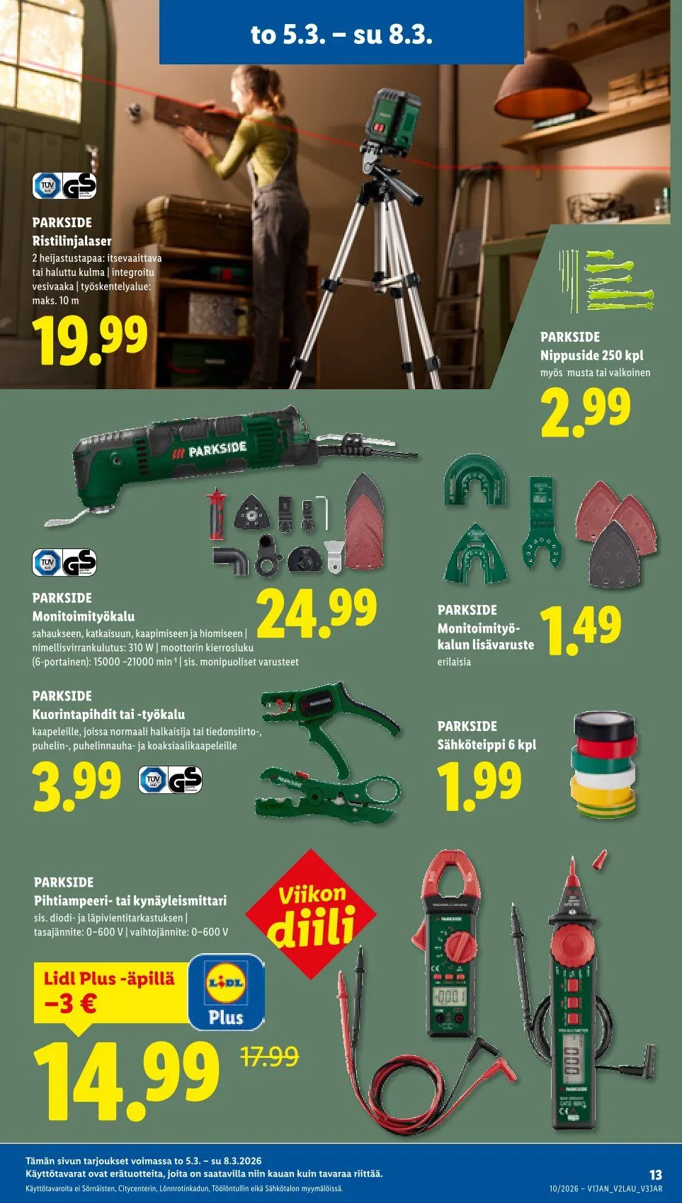  Kaupan Lidl uusimmat tarjoukset voimassa alkaen 5. maaliskuuta - 11. maaliskuuta 2026 - Tarjouslehti sivu 17