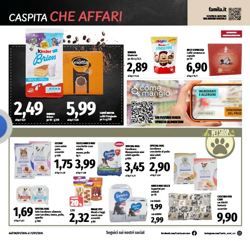  Volantini Famila Superstore da 8 gennaio a 21 gennaio di 2026 - Pagina del volantino 17