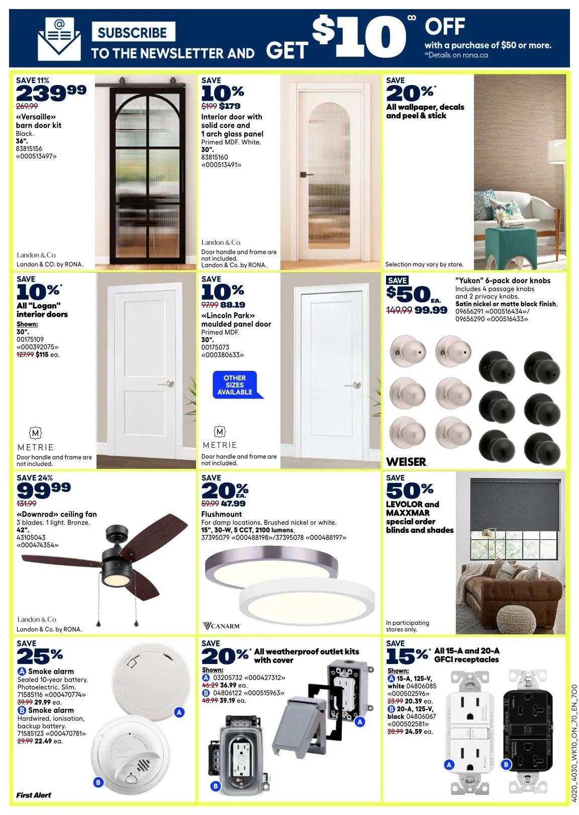 RONA Sales from April 3 to April 8 2026 - flyer page 17