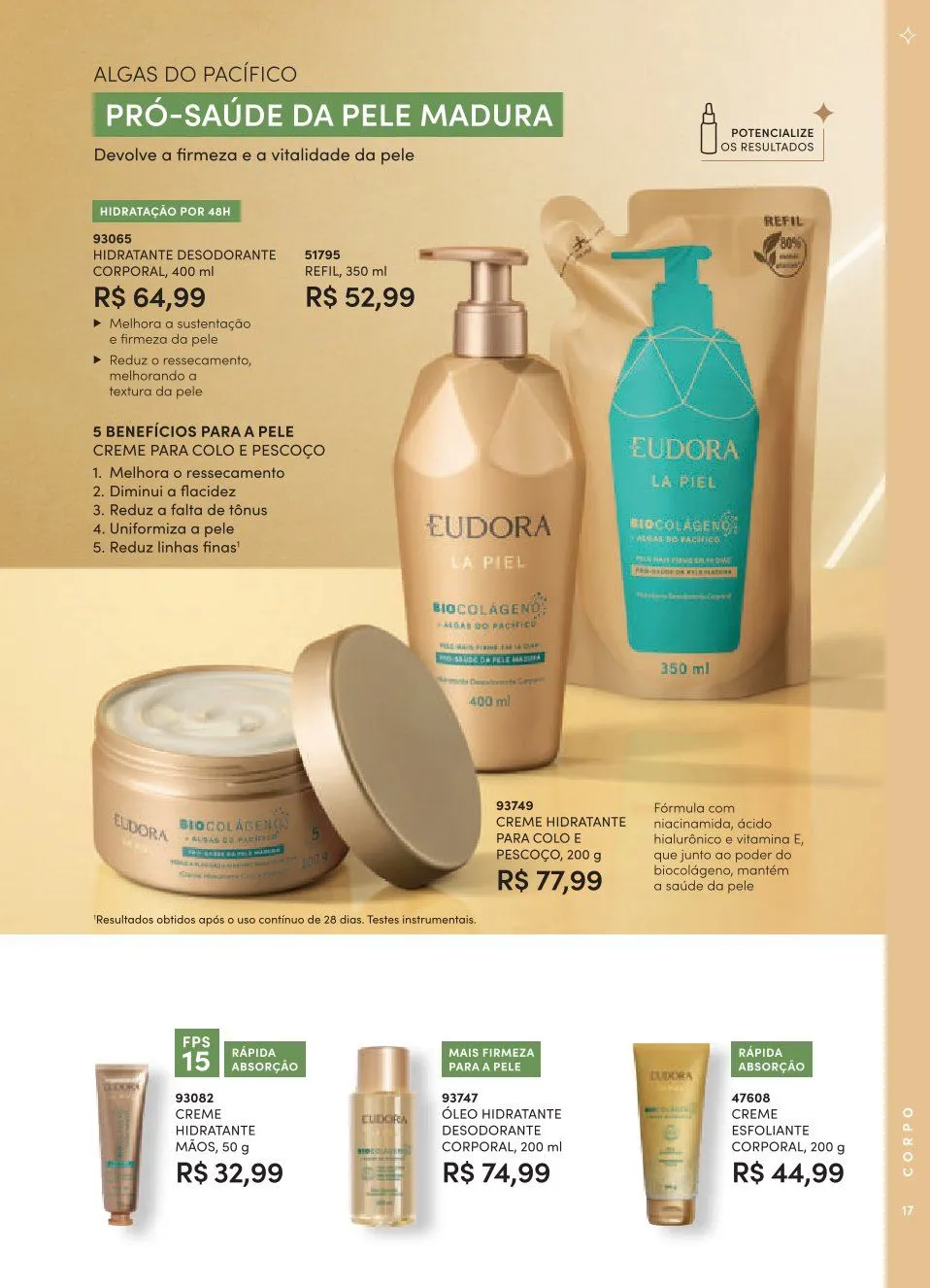 Encarte de Catalogo 6 de outubro até 31 de outubro 2025 - Pagina 17