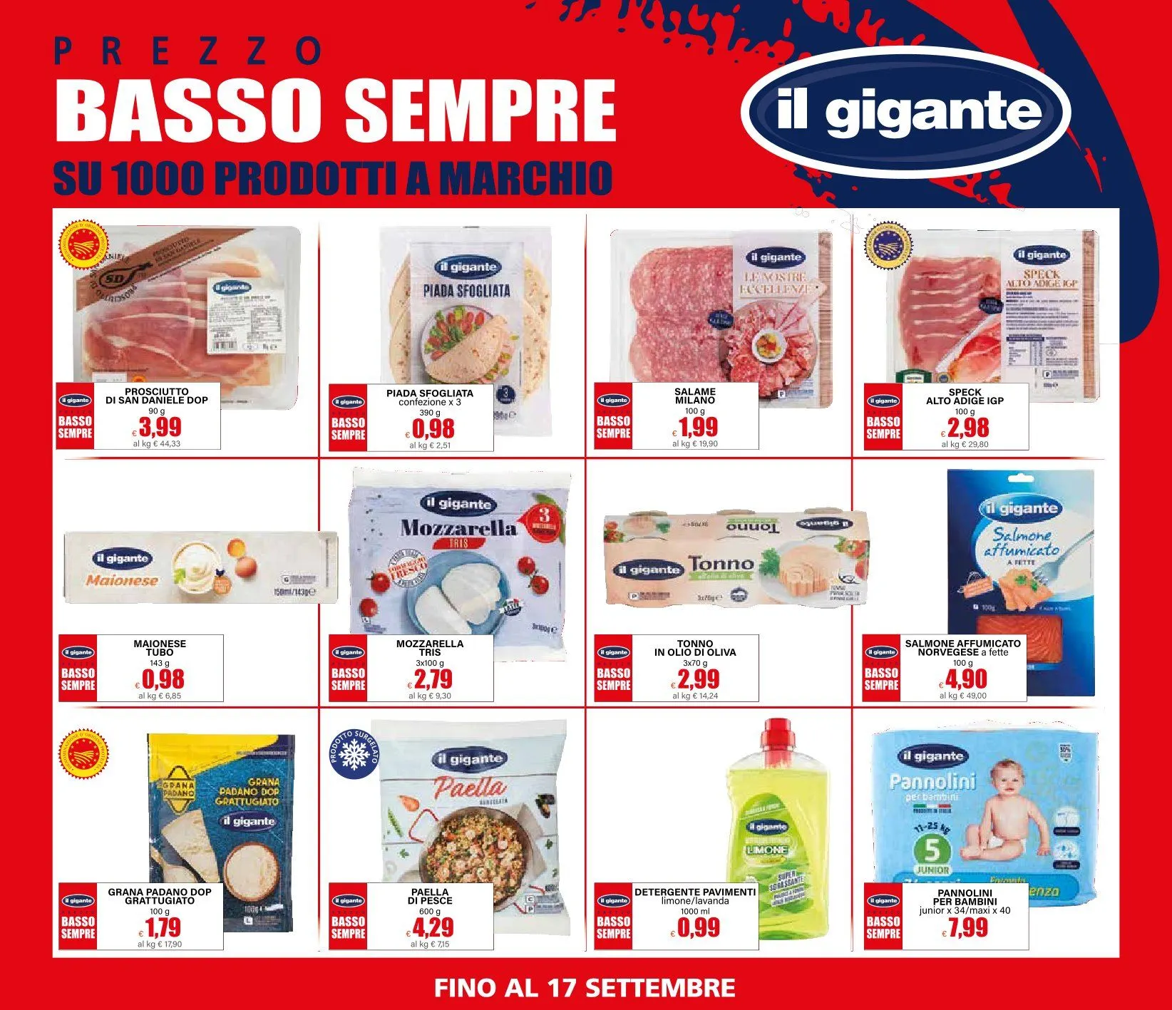 Volantini Il Gigante da 4 settembre a 17 settembre di 2025 - Pagina del volantino 17