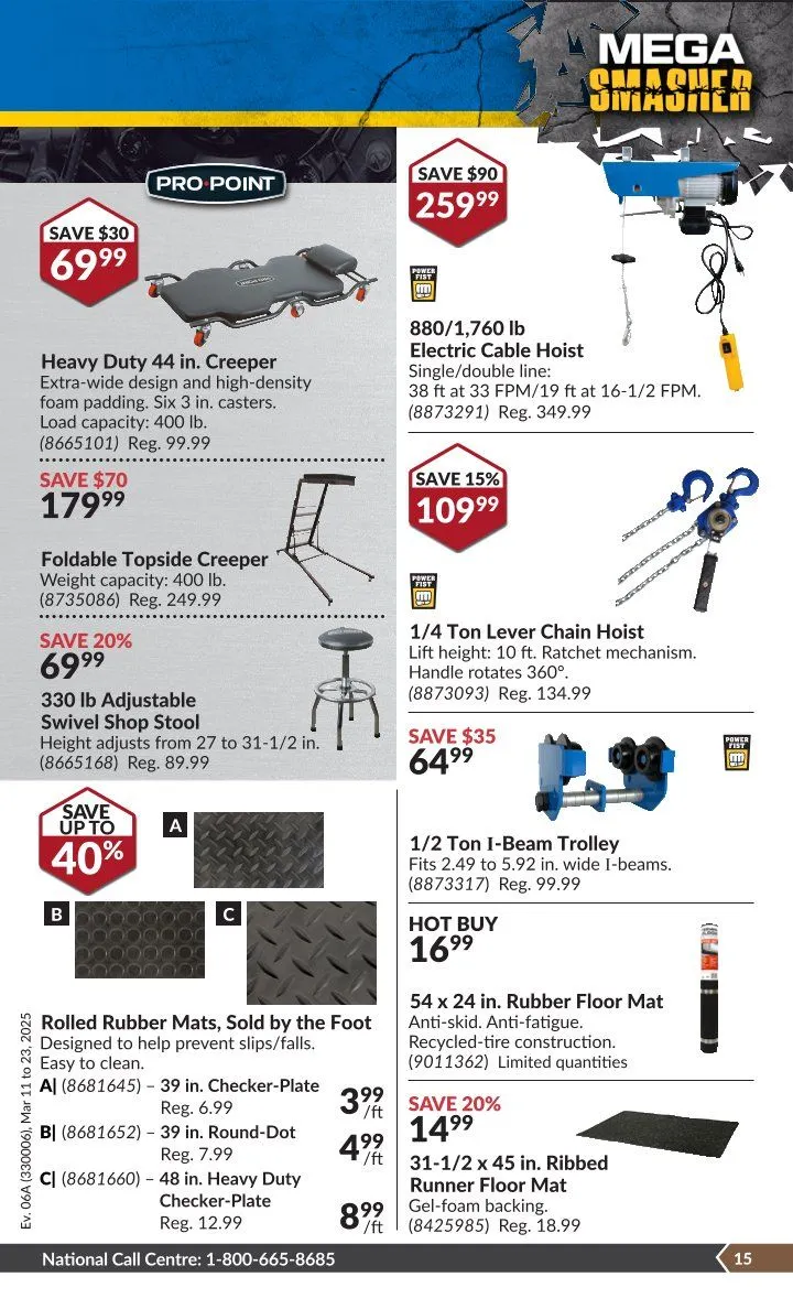 Princess Auto flyers from March 11 to March 23 2025 - flyer page 17