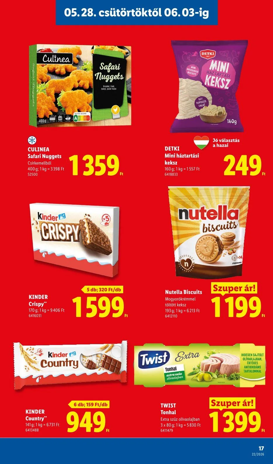 Katalógus  Lidl legfrissebb  május 28.-tól június 3.-ig 2026. - Oldal 17