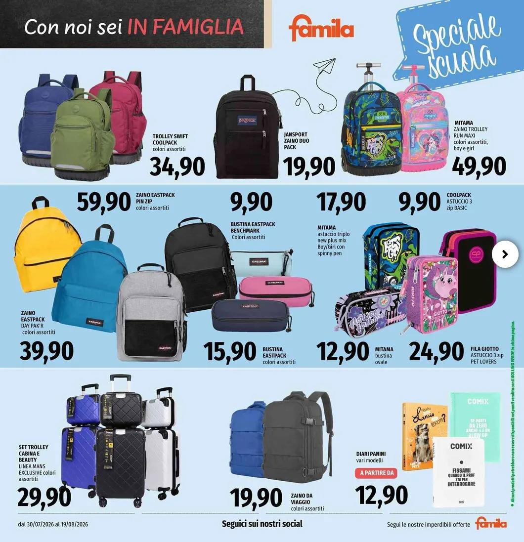  Volantini Famila Superstore da 30 luglio a 19 agosto di 2026 - Pagina del volantino 17