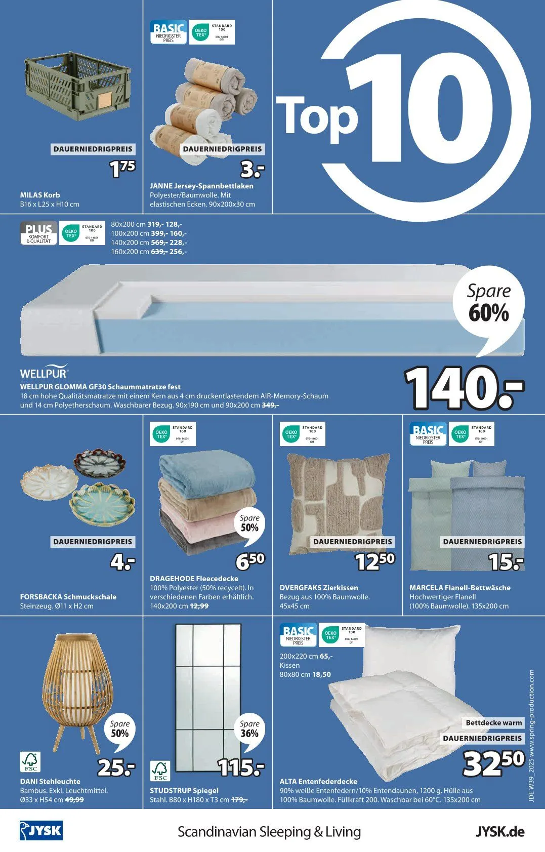 JYSK Prospekte von 19. September bis 18. Oktober 2025 - Prospekt seite 16