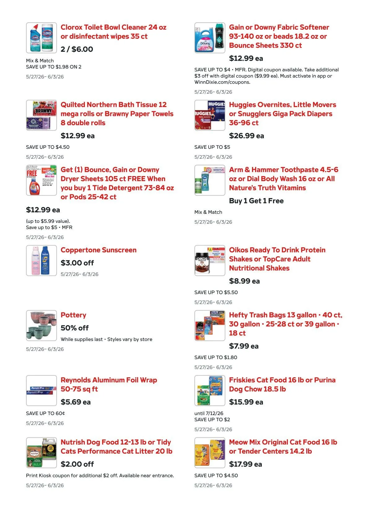 Weekly ad  Winn Dixie Sales from May 27 to June 2 2026 - Page 17