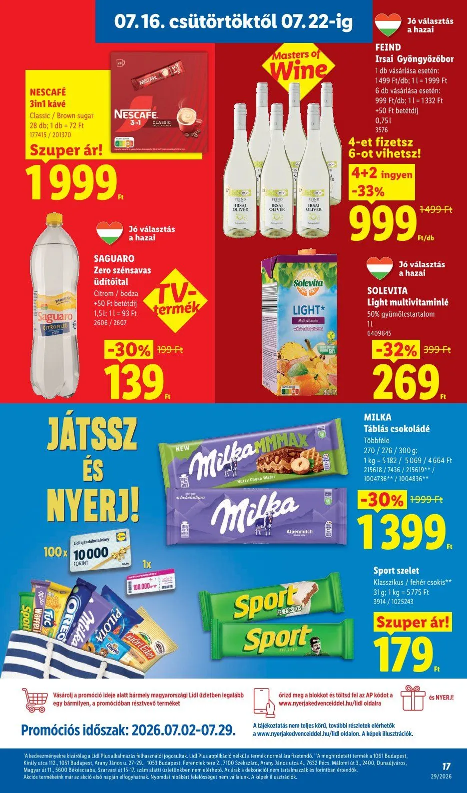 Katalógus Lidl  július 16.-tól július 22.-ig 2026. - Oldal 17