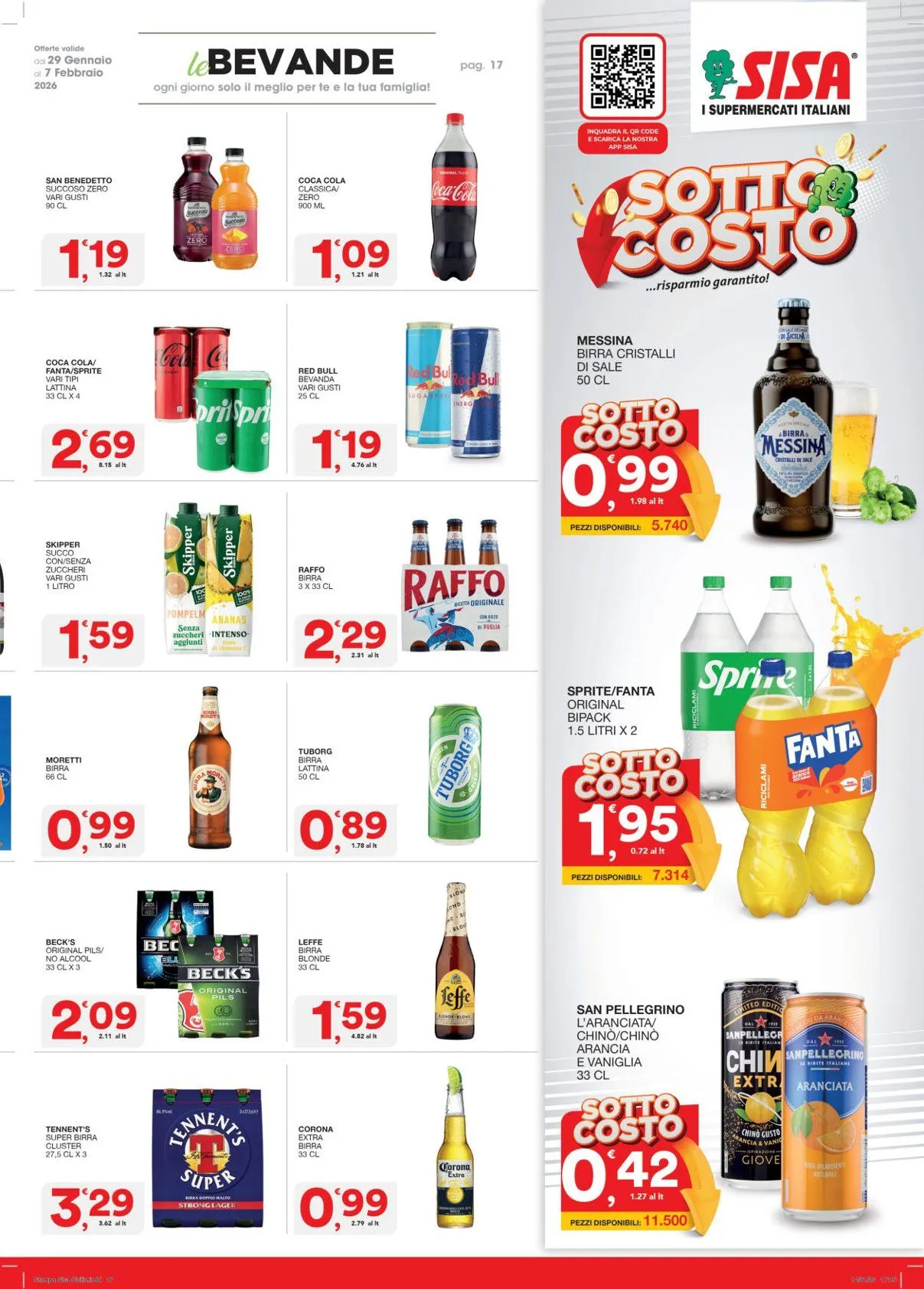 Volantini Sisa da 29 gennaio a 7 febbraio di 2026 - Pagina del volantino 17
