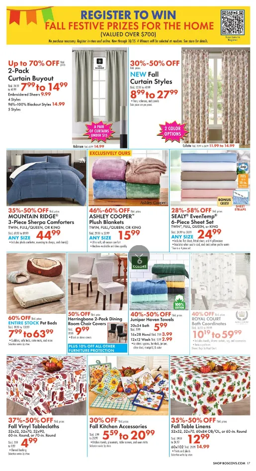 Weekly ad Boscov's Sales from October 9 to October 15 2025 - Page 17