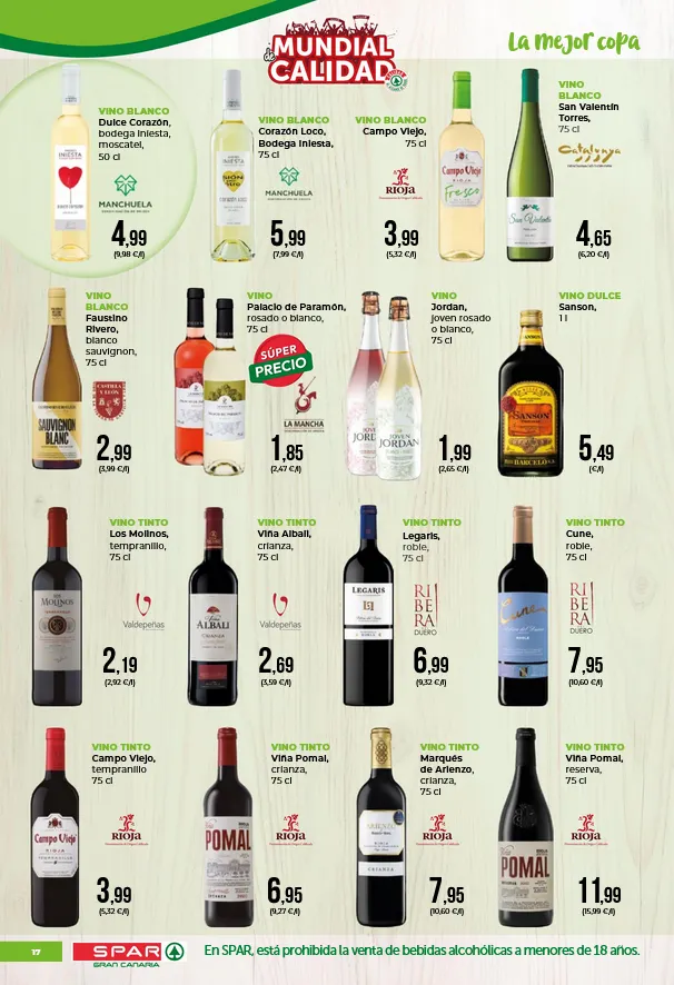 Catálogo de SPAR Gran Canaria Ofertas 12 de junio al 25 de junio 2026 - Página 17