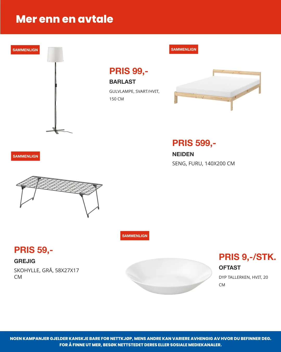  IKEA fra 16. juli til 3. august 2026 - kundeavisside 17