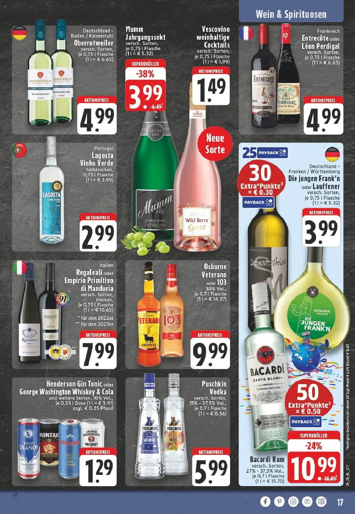 Edeka Prospekte - Aktuelle Angebote von 14. Juli bis 18. Juli 2025 - Prospekt seite 17