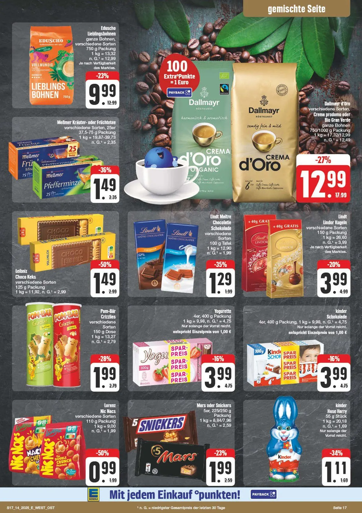 Edeka Prospekt von 31. März bis 5. April 2025 - Prospekt seite 17