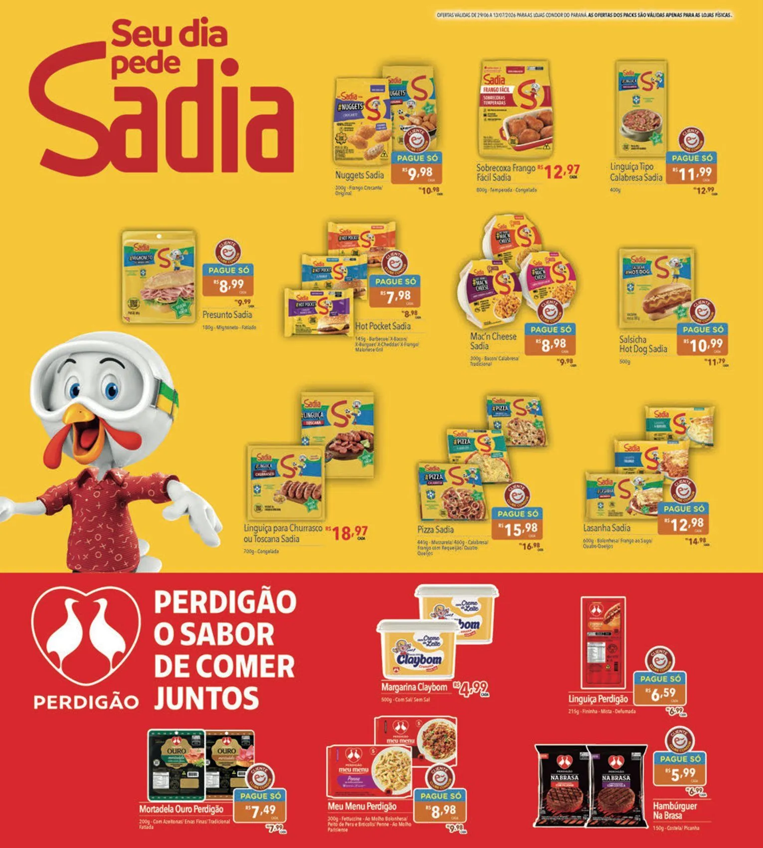 Encarte de  Folhetos Supermercados Condor 29 de junho até 13 de julho 2026 - Pagina 17