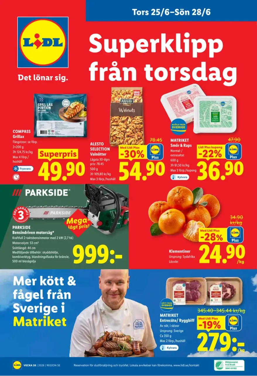 Senaste Lidl erbjudanden från 22 juni till 28 juni 2026 - Reklamblad sidor 17
