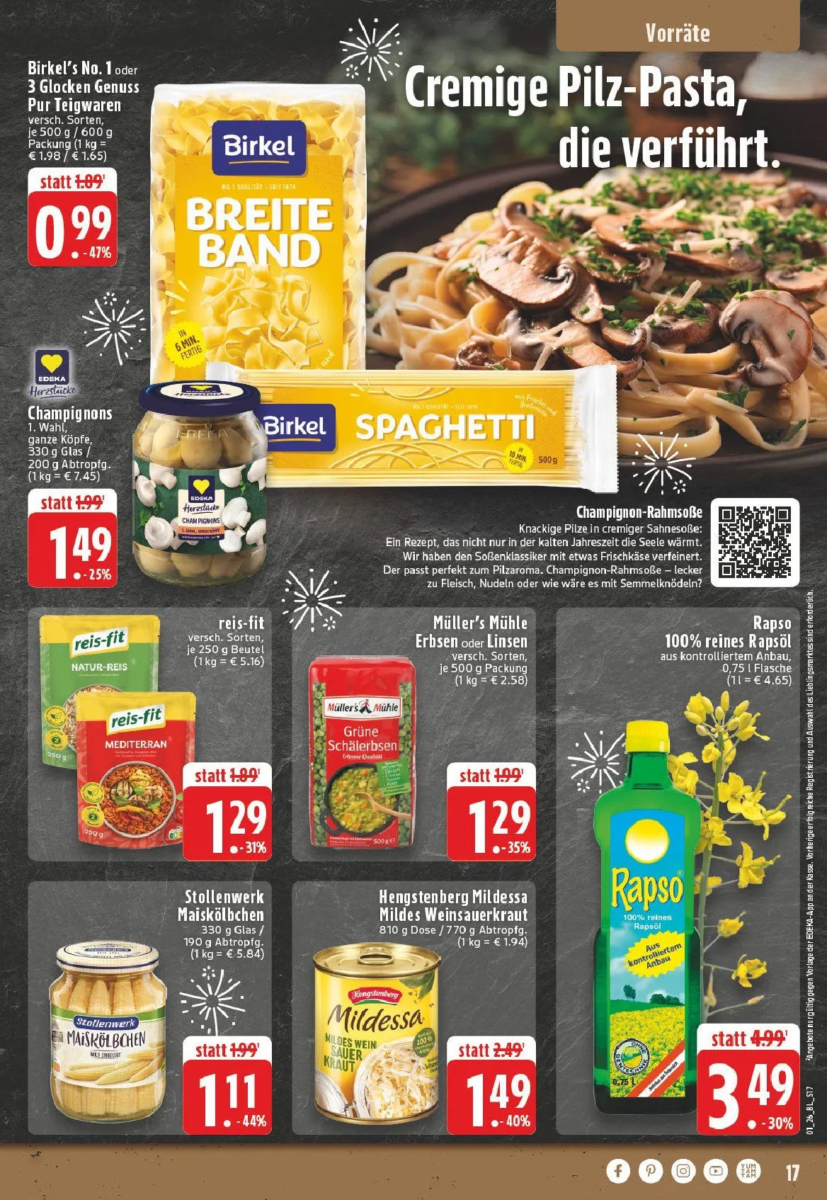 Edeka Prospekte  von 29. Dezember bis 3. Januar 2026 - Prospekt seite 17