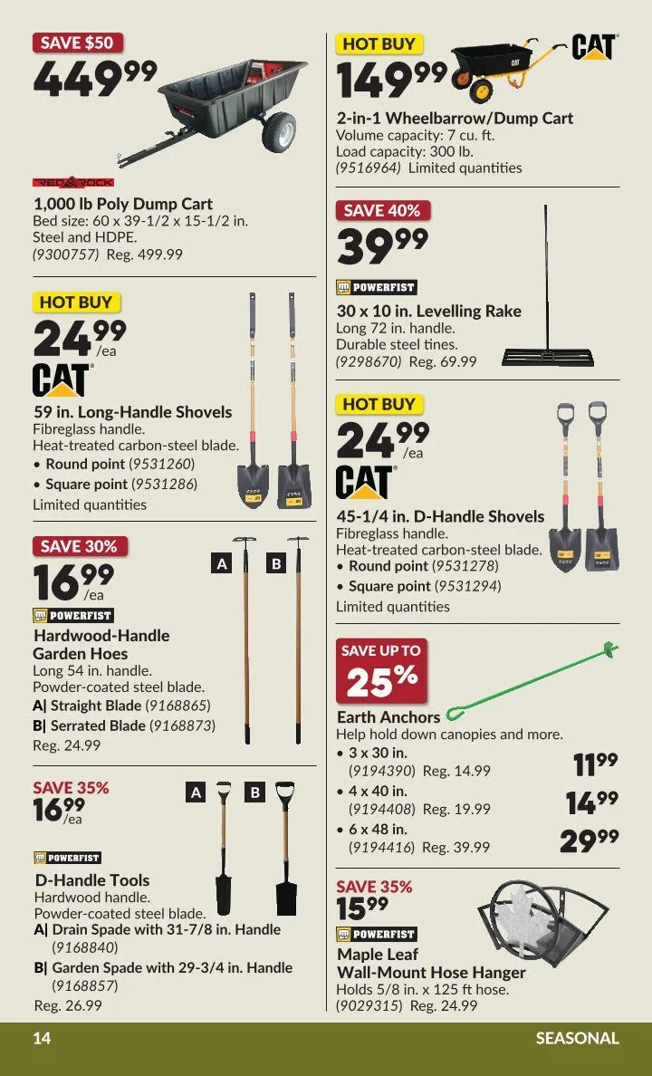 Princess Auto Sales from April 7 to April 19 2026 - flyer page 16