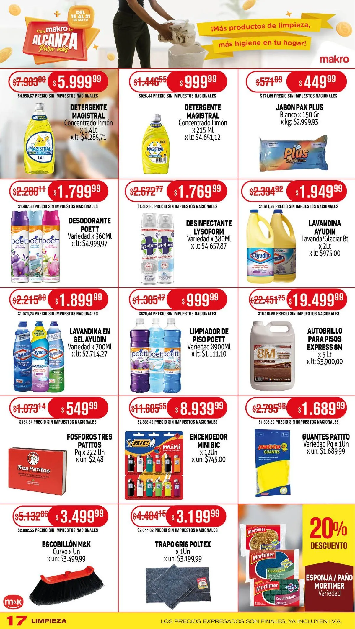 Ofertas de Ofertas Makro 15 de mayo al 21 de mayo 2025 - Página 17 del catálogo
