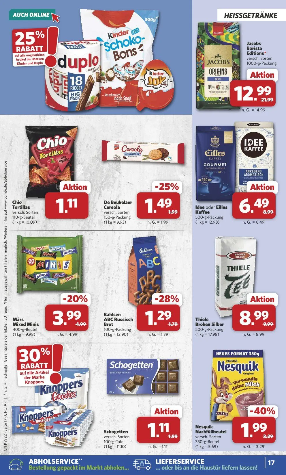 Combi Angebote von 27. Mai bis 30. Mai 2026 - Prospekt seite 17