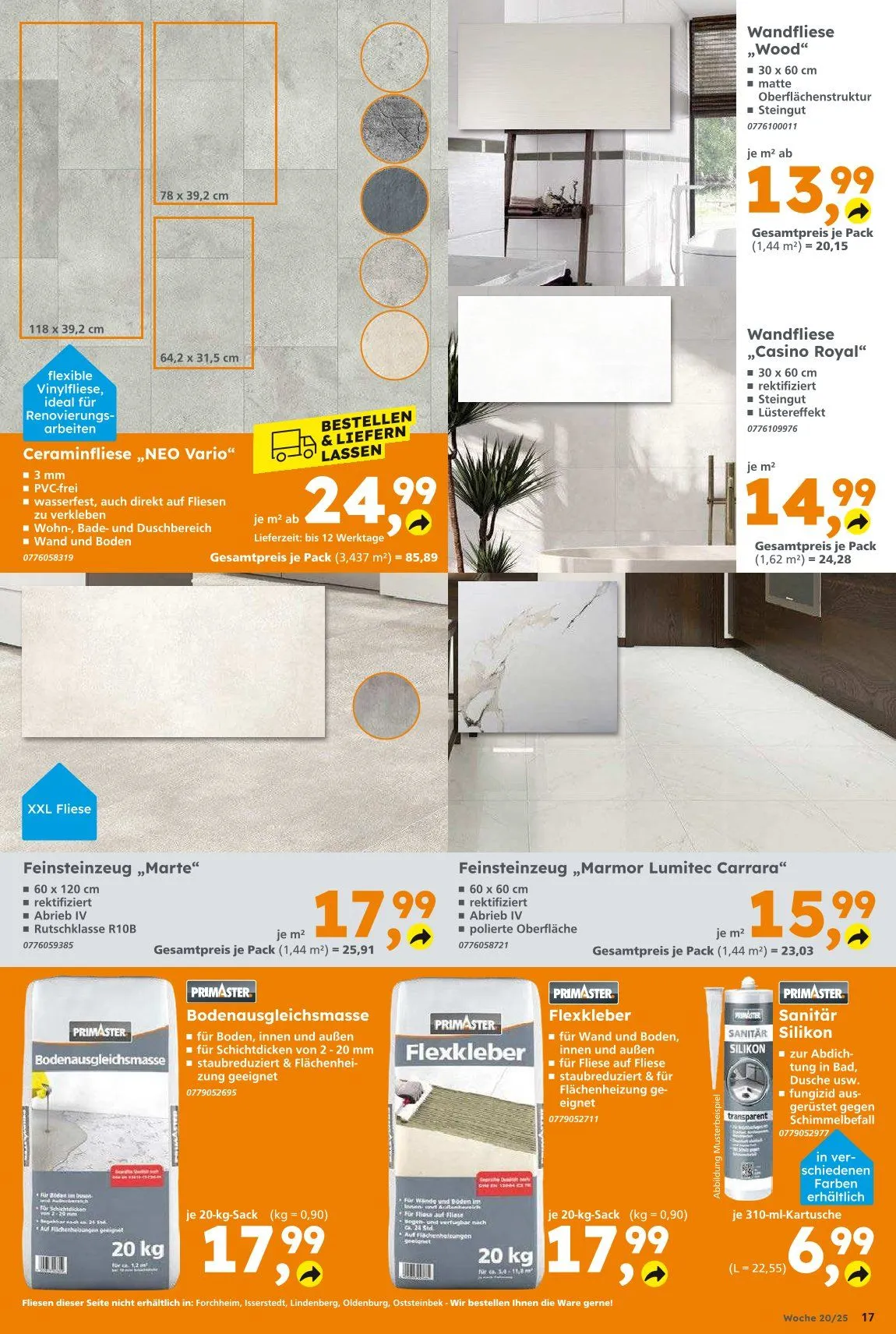 Globus Baumarkt Prospekt von 11. Mai bis 17. Mai 2025 - Prospekt seite 17