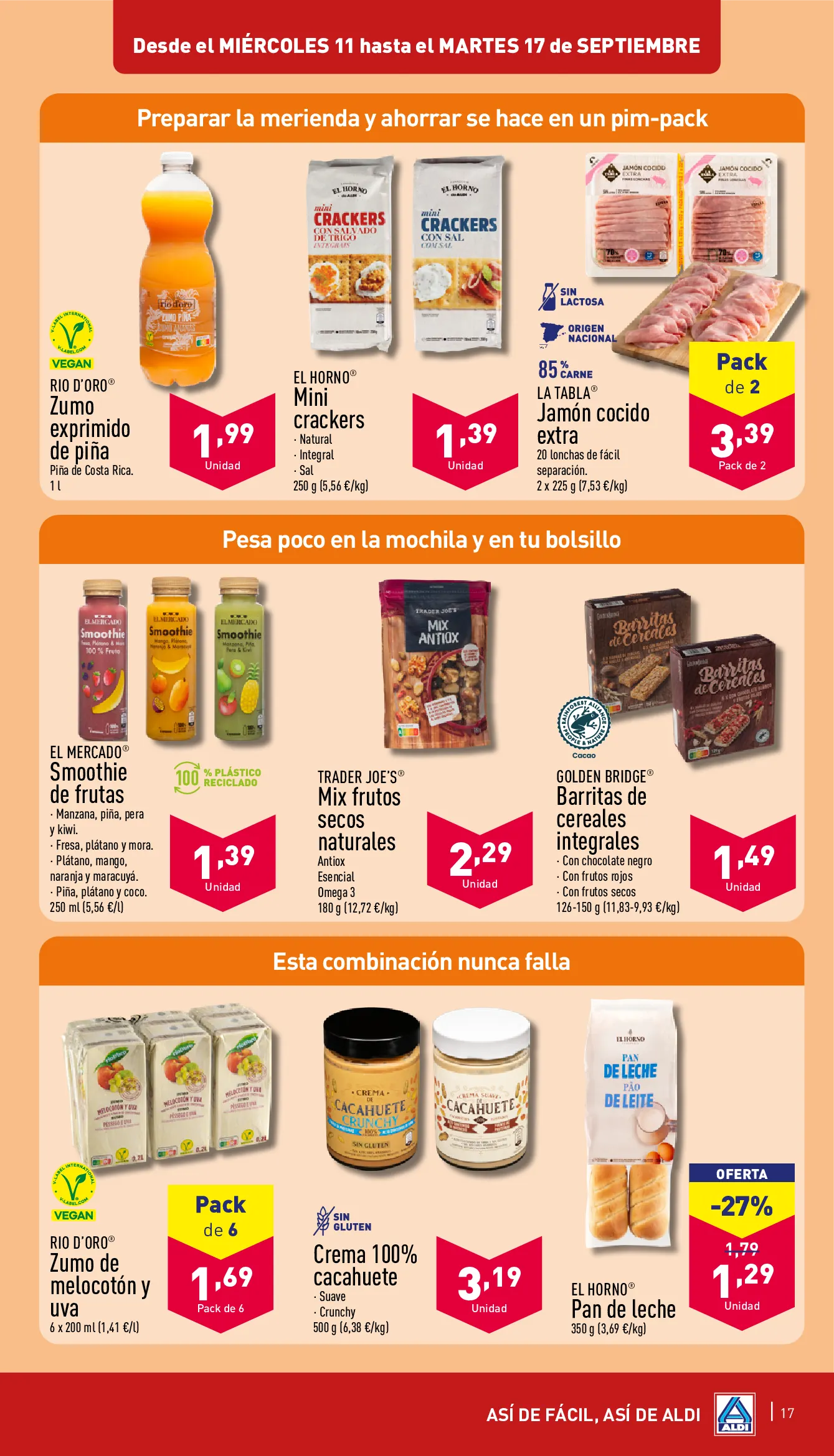 Catálogo de Aldi Ofertas 11 de septiembre al 17 de septiembre 2024 - Página 17