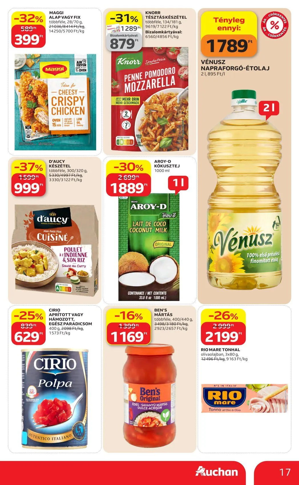 Katalógus  Auchan április 23.-tól április 29.-ig 2026. - Oldal 17