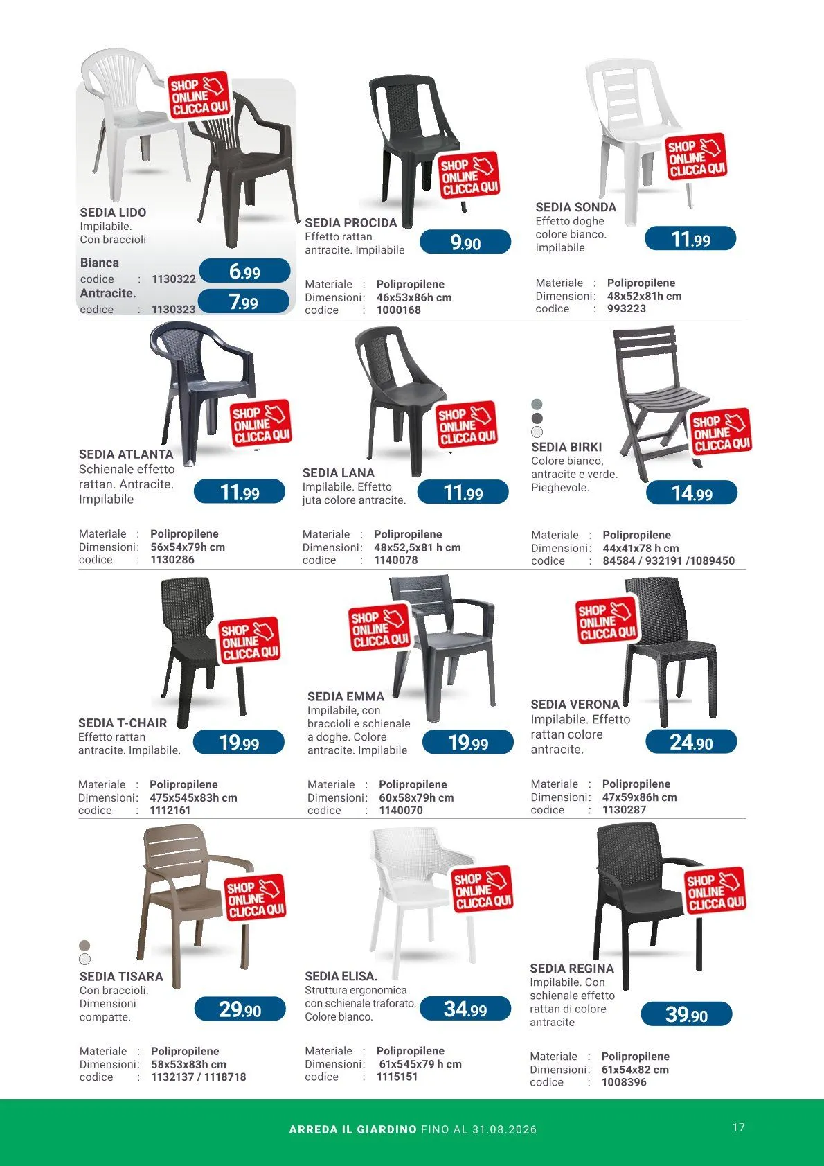  Volantini Cfadda da 8 aprile a 31 agosto di 2026 - Pagina del volantino 17