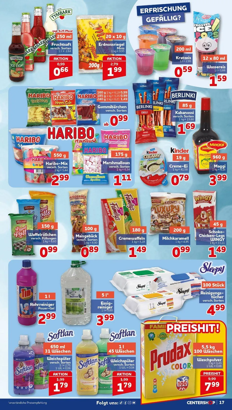 CENTERSHOP Angebote von 6. Juli bis 11. Juli 2026 - Prospekt seite 17