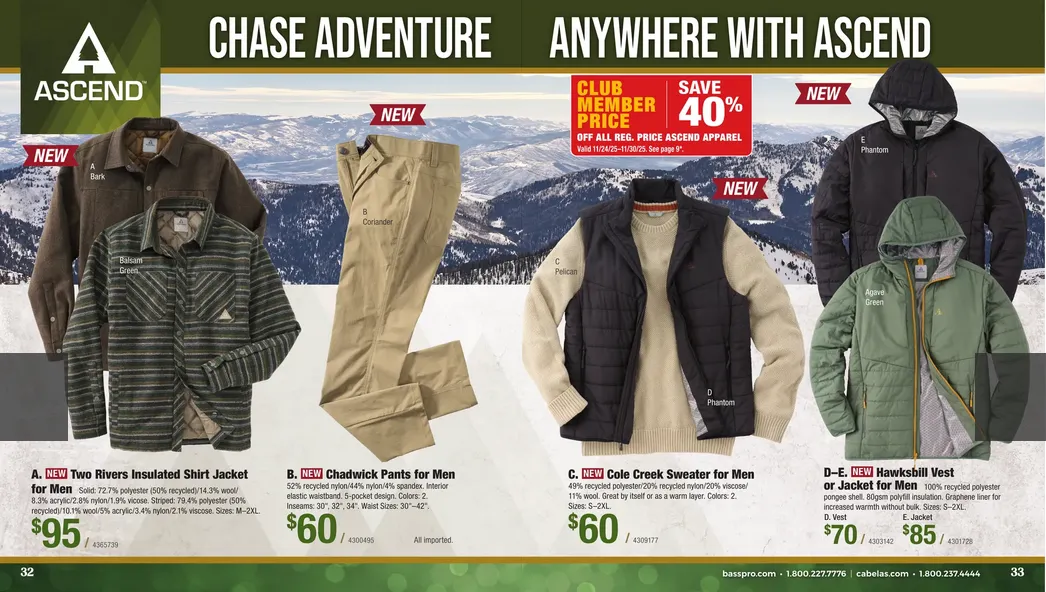 Cabelas Sales from December 1 to December 31 2025 - flyer page 17