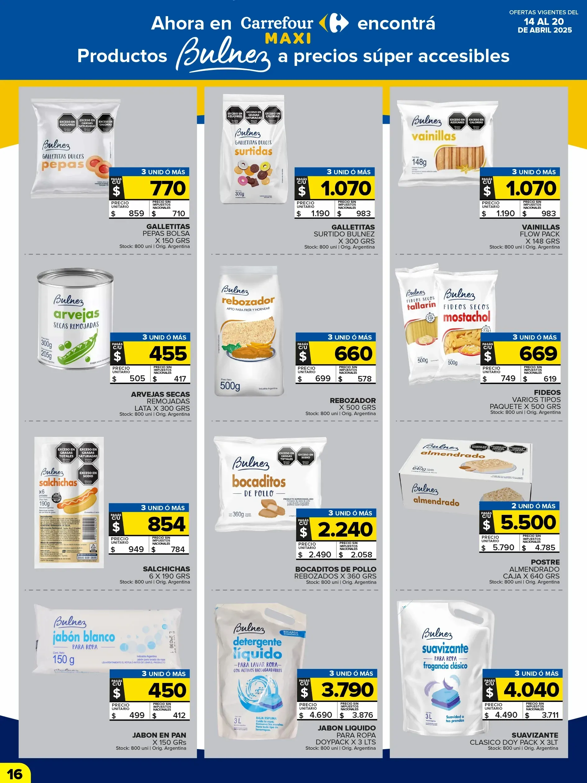 Ofertas de Carrefour Ofertas 14 de abril al 20 de abril 2025 - Página 16 del catálogo