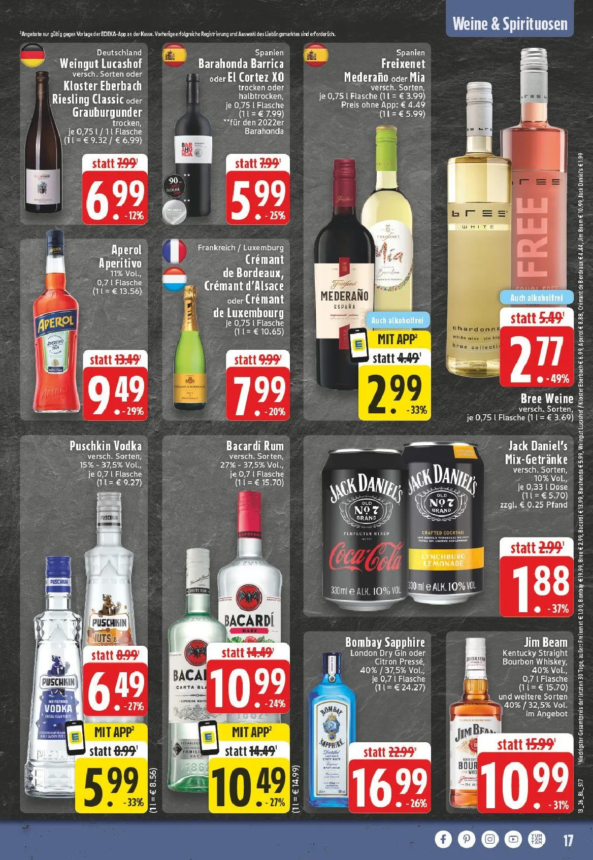 Edeka Prospekte von 23. März bis 28. März 2026 - Prospekt seite 17