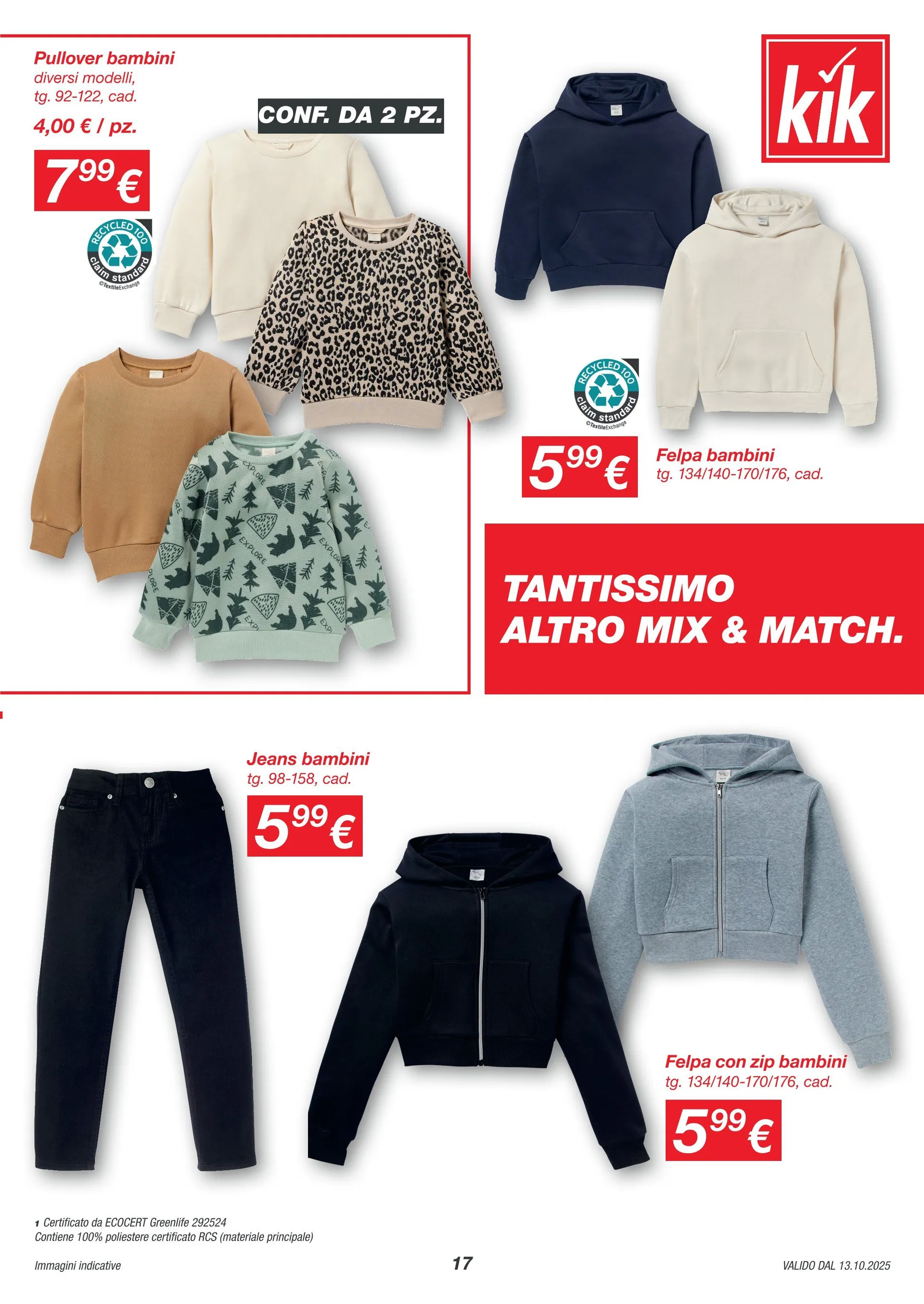 KiK Volantino da 22 ottobre a 14 novembre di 2025 - Pagina del volantino 17