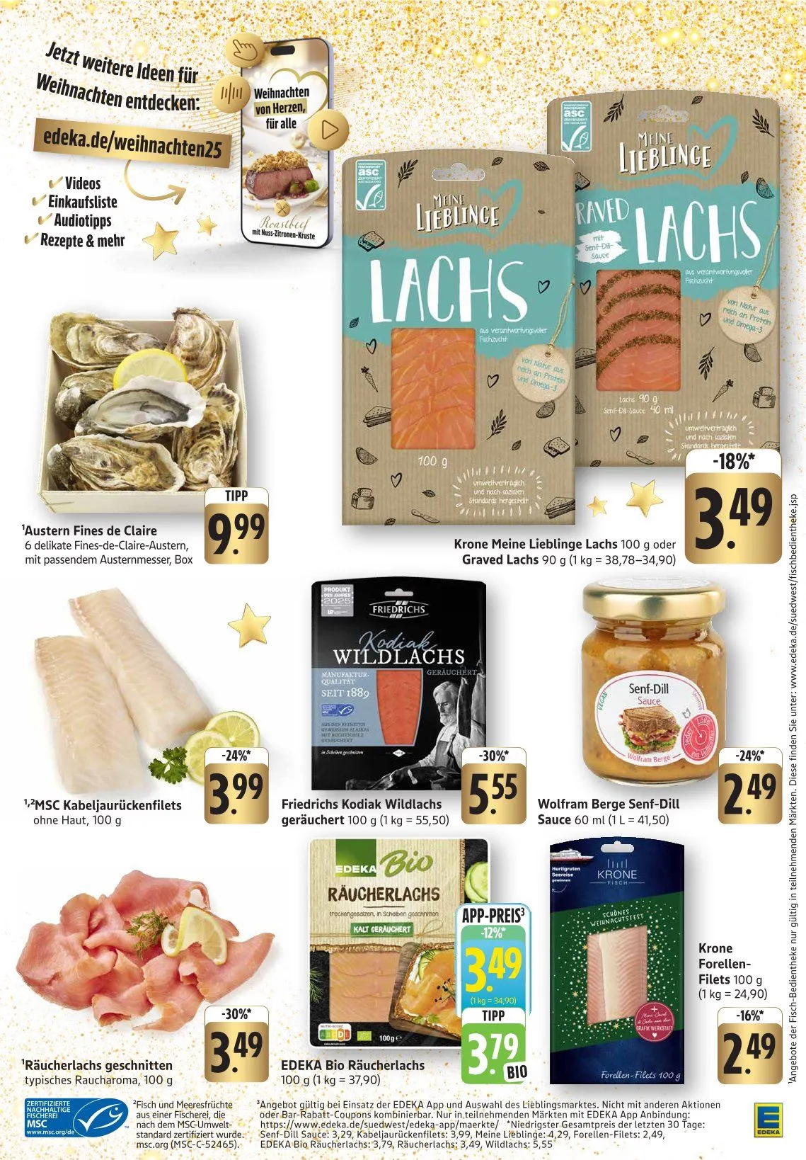 Edeka Angebote von 22. Dezember bis 27. Dezember 2025 - Prospekt seite 17
